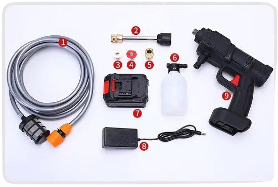 Standard Portable Cordless Pressure Washer Gun Wireless Car Wash