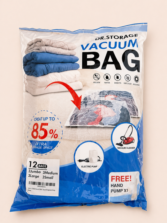 13PCS Vacuum Storage Bags Set – Jumbo Compression