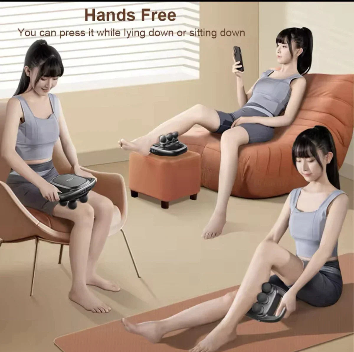6 Head Massage Gun For Muscle Recovery